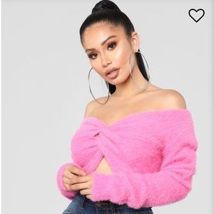 Fashion nova fuzzy sweater